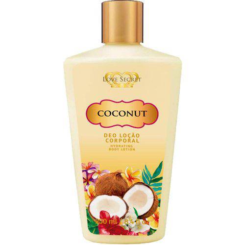 Loção Desodorante Corporal Coconut Love Secret 250ml
