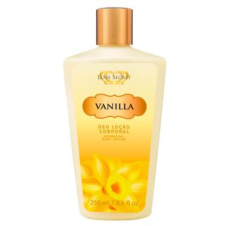 Loção Desodorante Vanilla Love Secret - para o Corpo 250ml