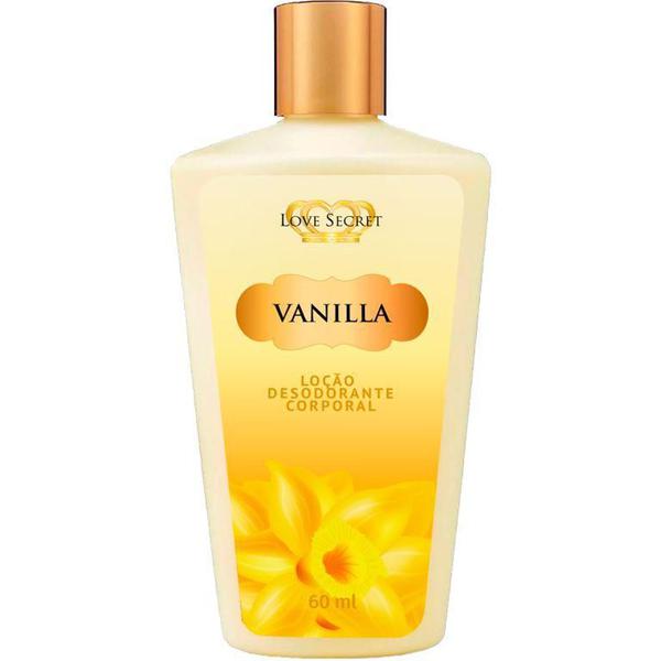 Loção Desodorante Vanilla Love Secret - para o Corpo - 60ml