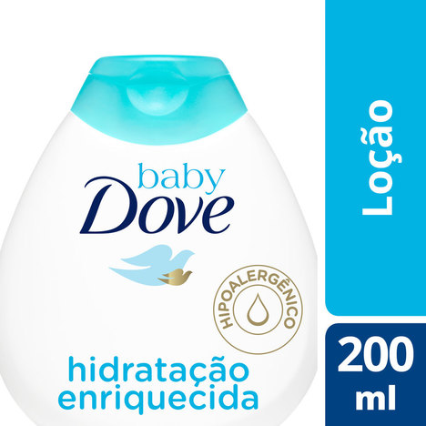 Loção Dove Baby Hidratacao Enriquecida 200Ml