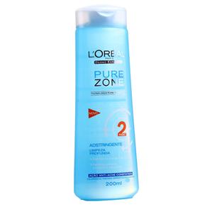 Loção Facial Adstringente L'Oréal Paris Anti-Acne Pure Zone - 200ml