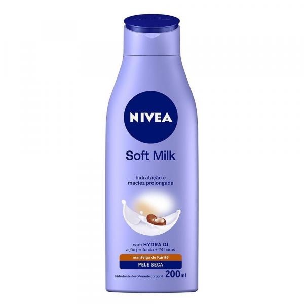 Loção Hidratante Desodorante Soft Milk 200ml - Nivea
