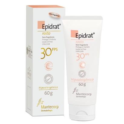 Loção Hidratante Epidrat Rosto Mantecorp Skincare FPS 30 60g