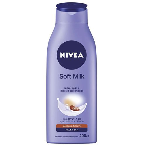Loção Hidratante Nivea Soft Milk - 400ml