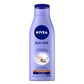 Loção Hidratante Nivea Soft Milk Pele Seca 200ml