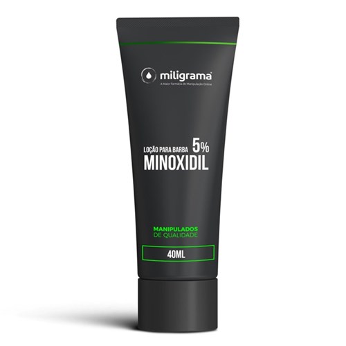 Loção para Barba com Minoxidil 5% 40Ml - 40Ml