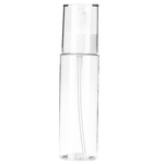 Loção vazio transparente Garrafa portátil frasco de xampu Toner Cosméticos Armazenamento (120ml)
