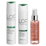 LOF Professional Purifying Vegan Kit – Shampoo 300ml + Sérum 60ml + Condicionador 250ml