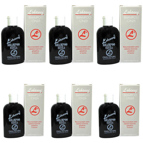 Lohanny Shampoo Cinza 80ml (kit C/06)