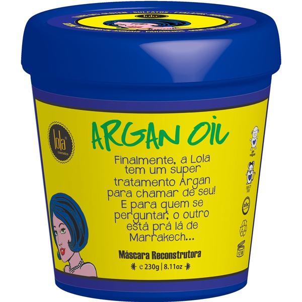 Lola Argan Oil Máscara Reconstrutora Argan/Pracaxi 230g - Lola Cosmétics