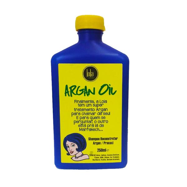 Lola Argan Oil Shampoo Reconstrutor Argan/Pracaxi 250ml - Lola Cosmétics