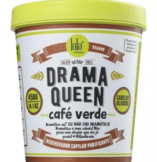 Lola Cosmetics Drama Queen Café Verde Máscara Capilar 450g