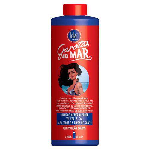 Lola Cosmetics -Garotas ao Mar Shampoo Neutralizador Pós Sol e Sal 230ml-Lola Cosméticos