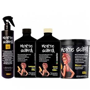 Lola Cosmetics - Kit Morte Súbita (Shampoo + Cond + Másc 450g + Rep Total) - 250ml