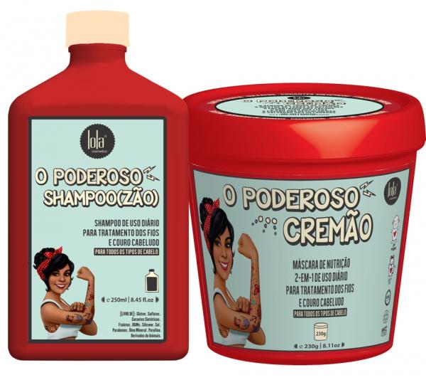 Lola Cosmetics Kit o Poderozo Shampoo(zão) + o Poderoso Cremão