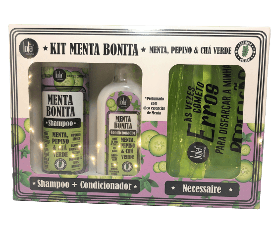 Lola Cosmetics - Menta Bonita - Kit Shampoo e Condicionador (Brinde)
