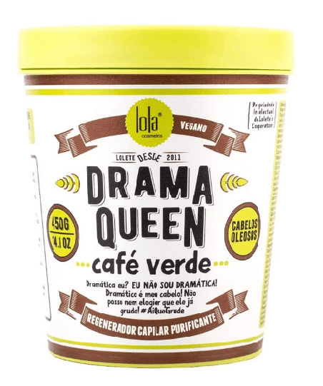 Lola - Drama Queen Café Verde - Máscara Capilar 450g