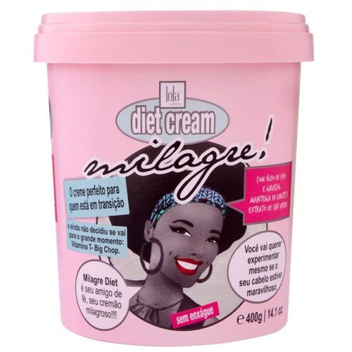 Lola Milagre Diet Cream Creme de Pentear 400 G