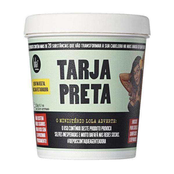 Lola Tarja Preta - Queratina Vegetal Máscara Restauradora - 230g - Lola Cosmetics
