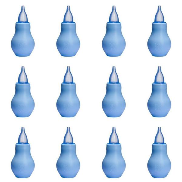 Lolly Aspirador Nasal Azul 0 a 6 Meses (Kit C/12)