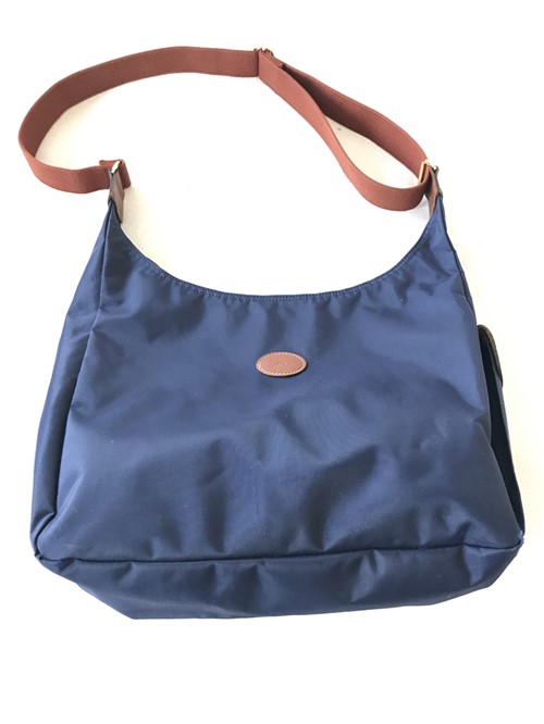 Longchamp - Bolsa Marinho Transpassada. (Azul, Longchamp)