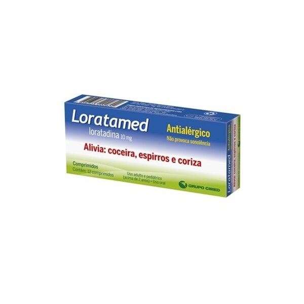 Loratamed 10mg com 12 Comprimidos - Cimed