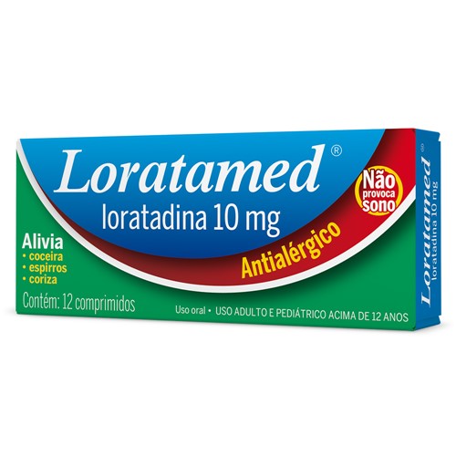 Loratamed 10mg com 12 Comprimidos