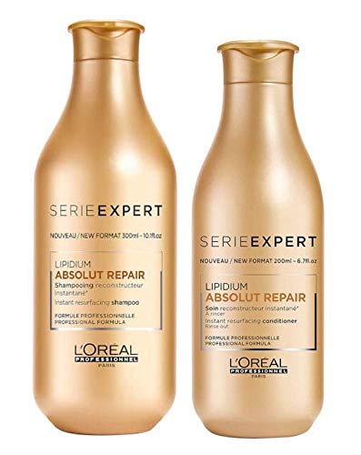 L'Oréal Absolut Repair Lipidium Shampoo (300ml) e Condicionador (200ml)