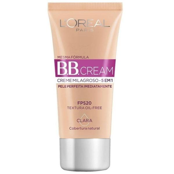 Loreal B.B. Cream FPS 20 - Creme Milagroso 30ML - Clara