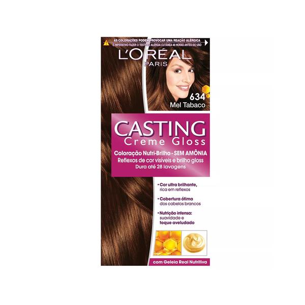 LOréal Casting Tintura Creme Gloss - 634 Mel Tabaco - Loréal Paris