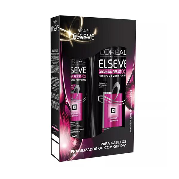 LOréal Elseve Arginina Resist X3 Kit Shampoo 400ml + Condicionador 200ml - Loréal Paris