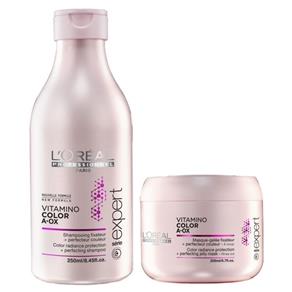 Loreal Expert Vitamino Color A-OX Duo Kit Colour Protecting Shampoo (250ml) e Masque Máscara de Tratamento (200ml)