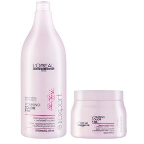 Loreal Expert Vitamino Color A-OX Duo Kit Colour Protecting Shampoo e Masque Máscara de Tratamento