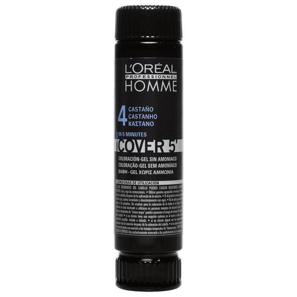 L'ORÉAL Homme Cover 5 Castanho 4 - Coloração 50ml - L'Oréal Profissional