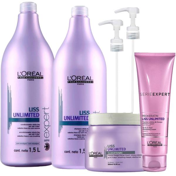 Loreal Kit Liss Unlimited Grande - Loreal Professionnel