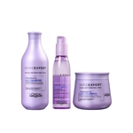 Loreal Kit Shampoo 300ml+masc 250g+óleo Liss Unlimited