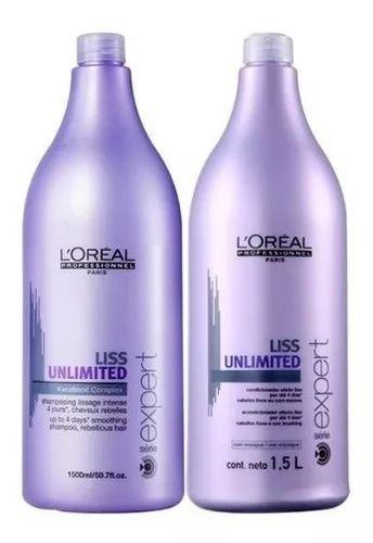 Loreal Liss Unlimited Kit Shampoo + Condicionador - Loreal Paris