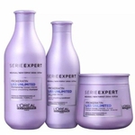 Loreal Liss Unlimited Shampoo 300 ml, Condicionador 200 ml e Máscara 250 ml