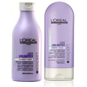 Loreal Liss Unlimited Shampoo + Cond. - Loreal