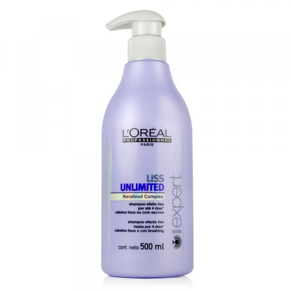Loreal Liss Unlimited - Shampoo Efeito Liso - 500ml - Loreal Professionnel
