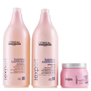 Loreal Lumino Contrast Kit Profissional Shampoo, Condicionador e Máscara