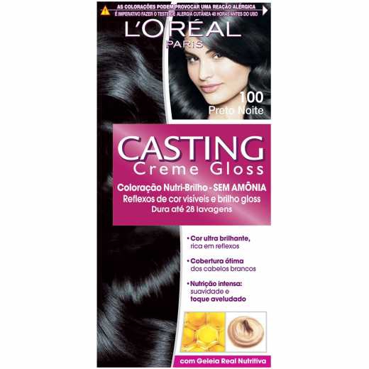 L'Oréal Paris - Casting Creme Gloss Coloração N 100 Preto Noite