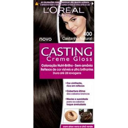 L'Oréal Paris - Casting Creme Gloss Coloração N 400 Castanho Natural