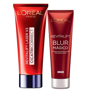 L'Oréal Paris Cicatri Correct + Blur Mágico Ganhe 32% Kit - Creme Antirrugas + Blur Kit