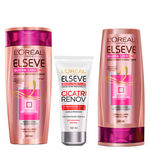 L'oréal Paris Elseve Quera-liso Mq 230º Kit - Shampoo + Leave-in + Ganhe Condicionador