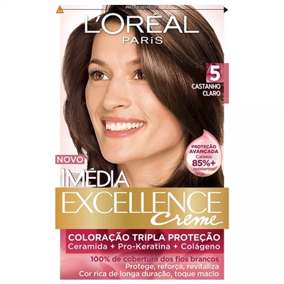 L'Oréal Paris - Imédia Excellence Coloração N 5 Castanho Claro