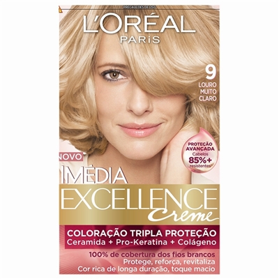 L'Oréal Paris - Imédia Excellence Coloração N 9 Louro Muito Claro