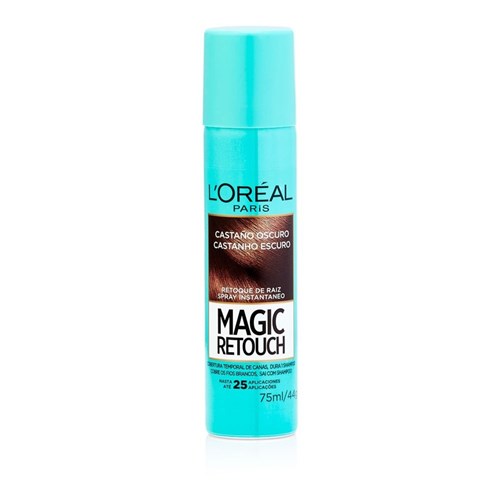 L'oréal Paris Magic Retouch Castanho Escuro - Spray 75 Ml