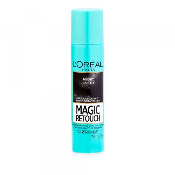 L'Oréal Paris Magic Retouch Preto - Spray 75 Ml - L'oréal Professionnel