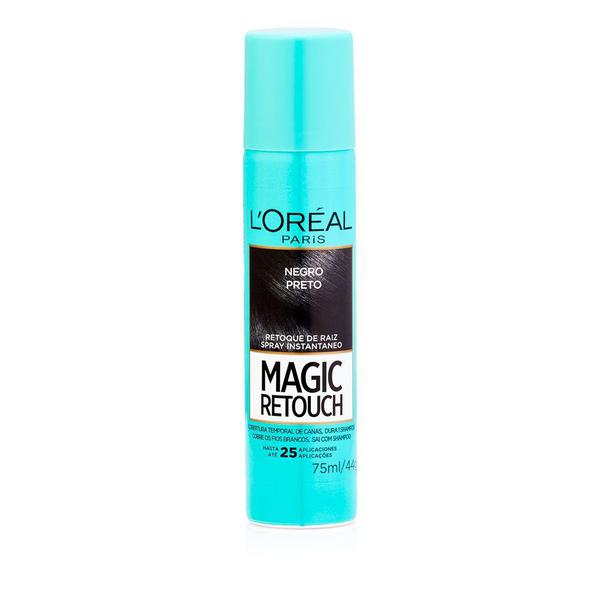 L'Oréal Paris Magic Retouch Preto - Spray 75 Ml - L'oréal Professionnel
